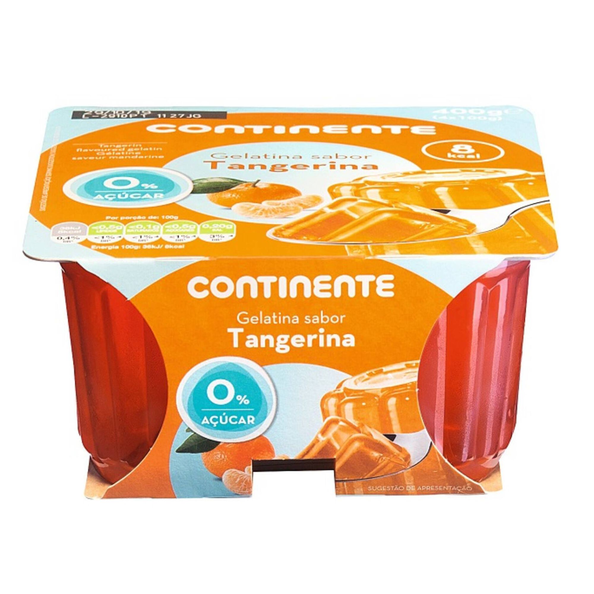 Gelatina Pronta Tangerina Gelatina Pronta Tangerina