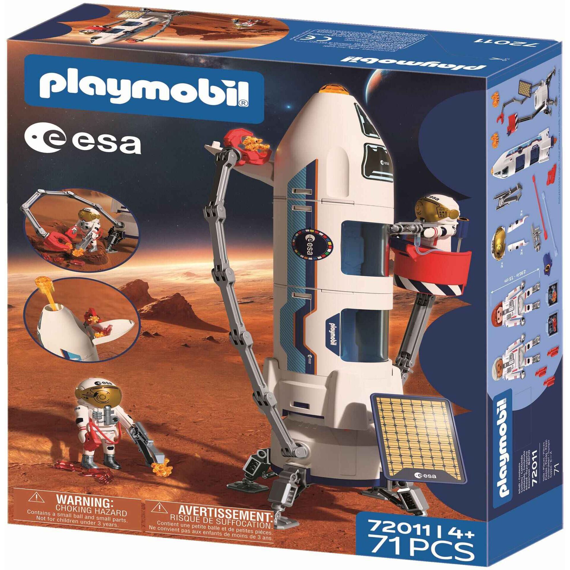 Playmobil - Foguet&atilde;o de Investiga&ccedil;&atilde;o a Marte da ESA