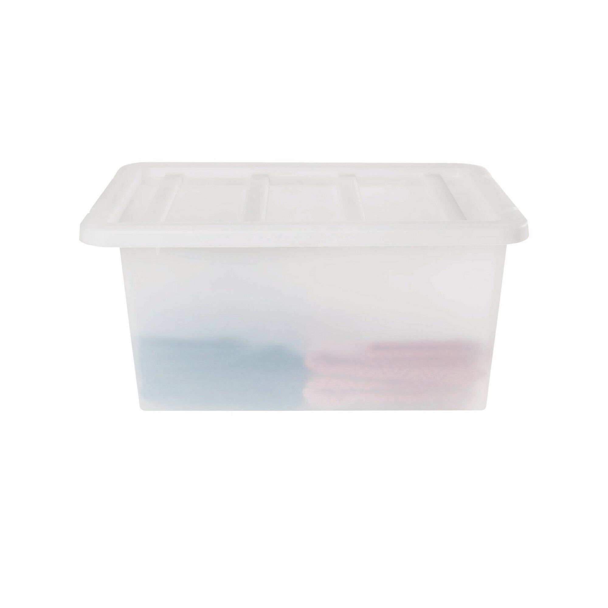 Caixa Arrumação Plástico Transparente