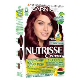 Coloração Permanente Nutrisse Creme Castanho Avermelhado Profundo 3.6