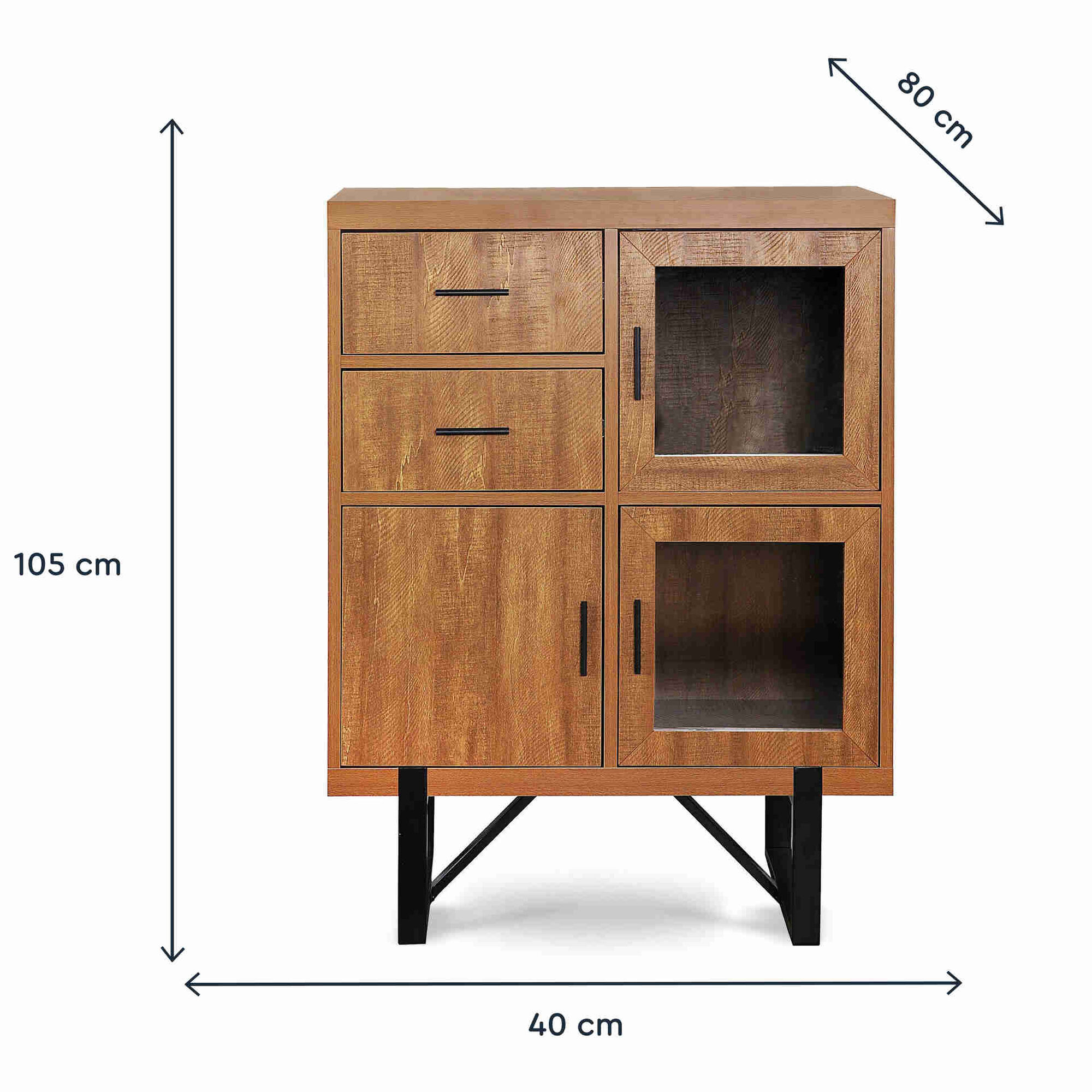 Móvel Cabine 80x40x105cm Nordic