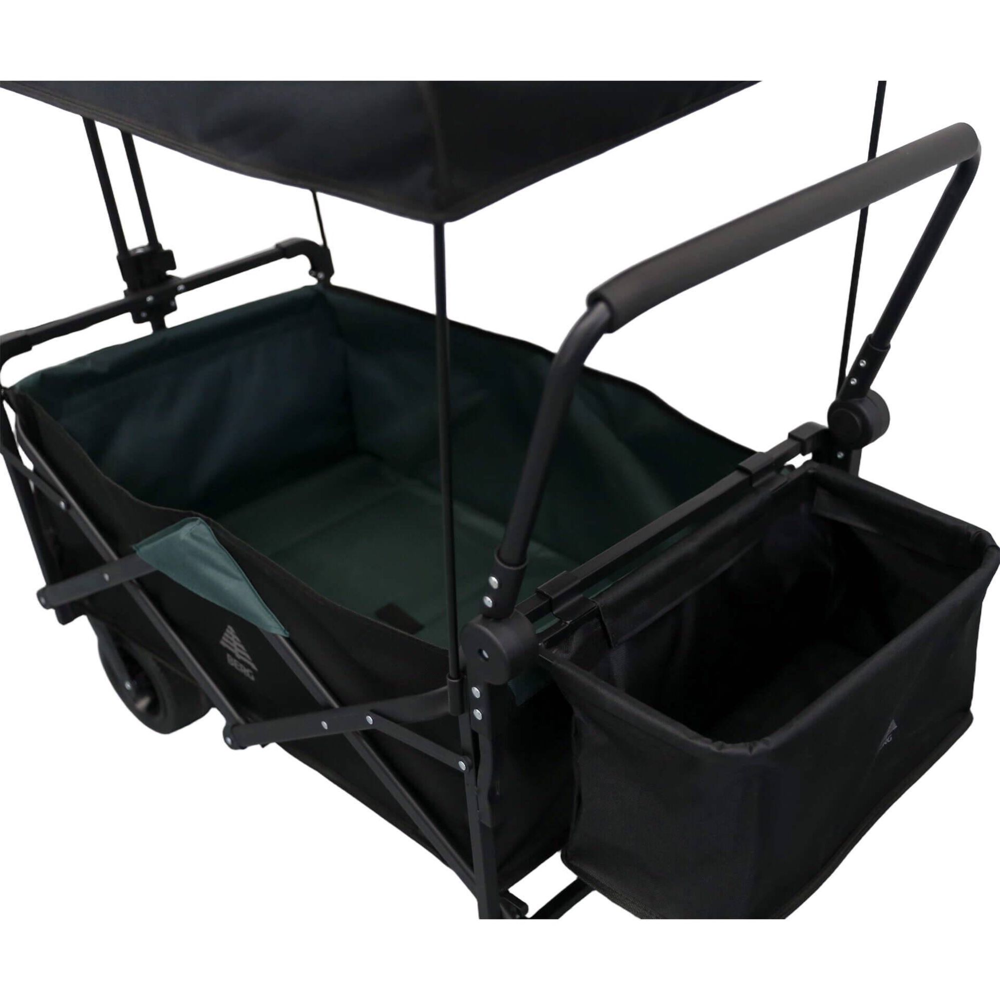Carrinho de Transporte Preto e Verde Berg