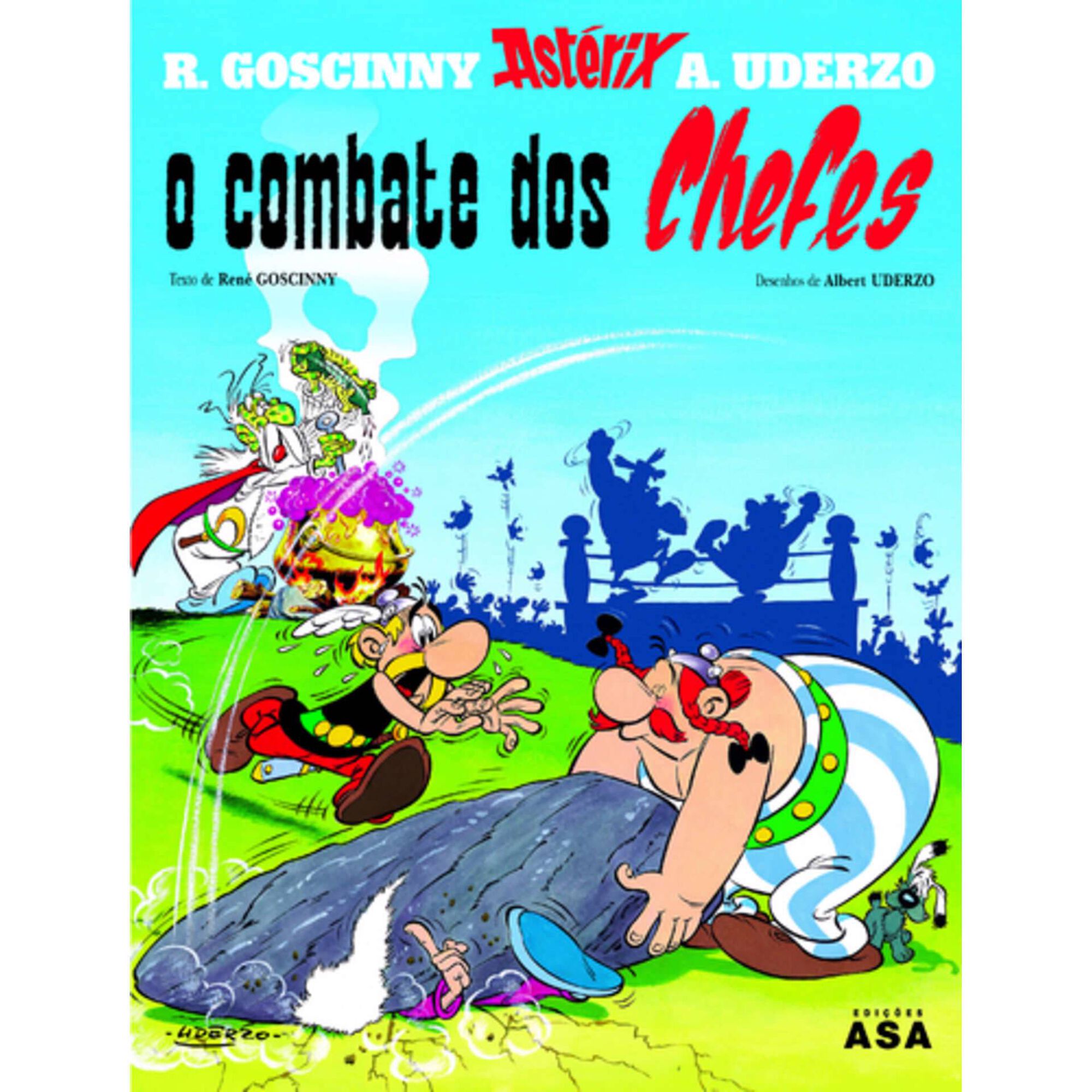 Ast&eacute;rix - O Combate dos Chefes de Ren&eacute; Goscinny e Albert Uderzo