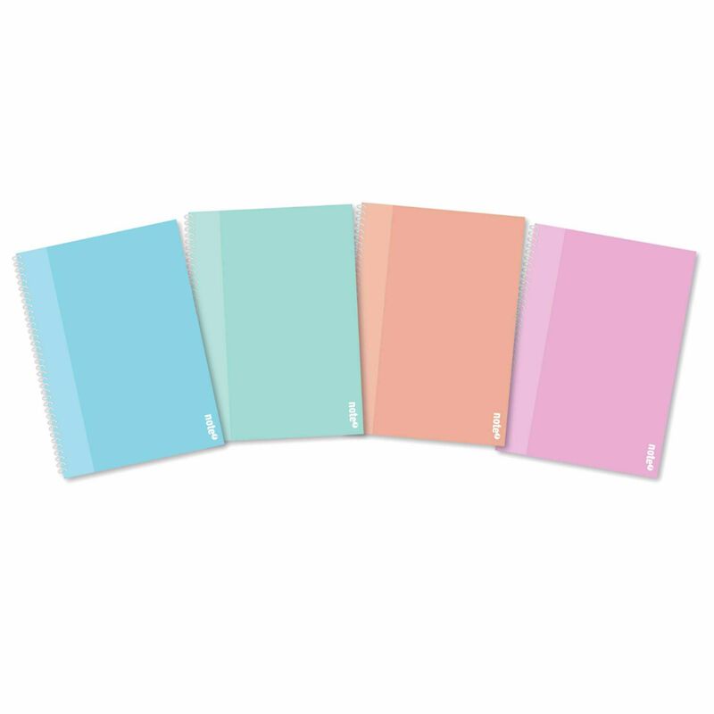 Caderno Espiral A5 Pautado (várias cores) Note!