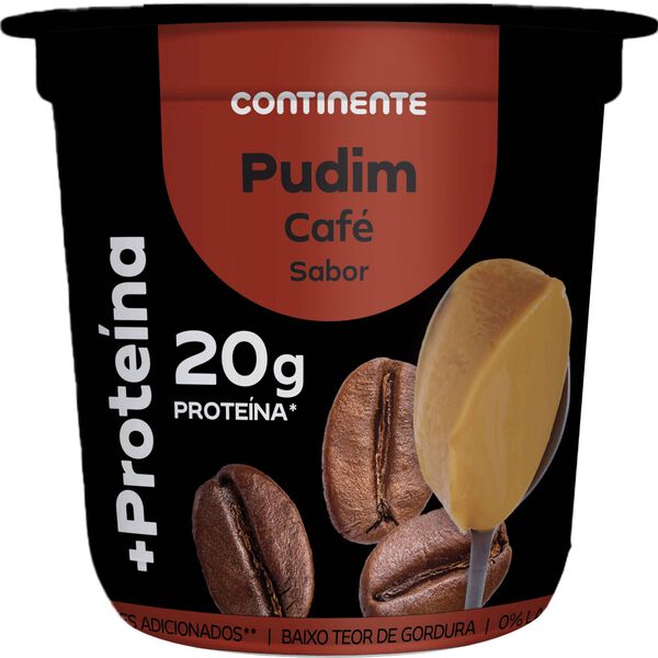Pudim +Proteína Café Continente