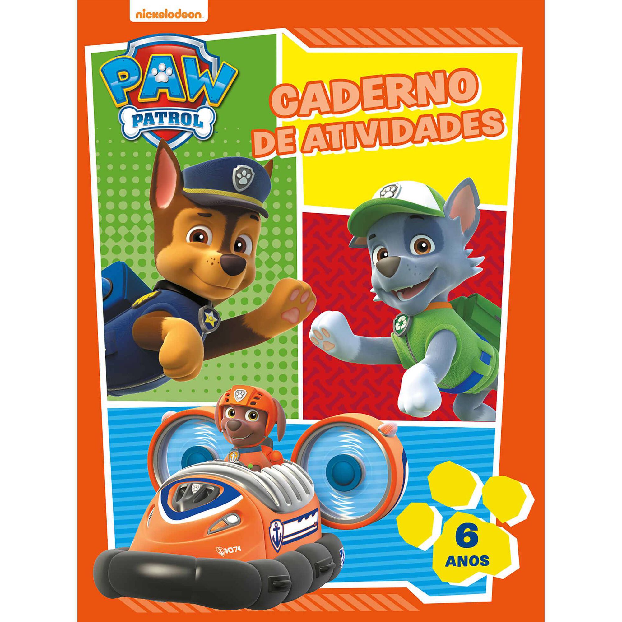Patrulha Pata - Caderno de Atividades (6 Anos)