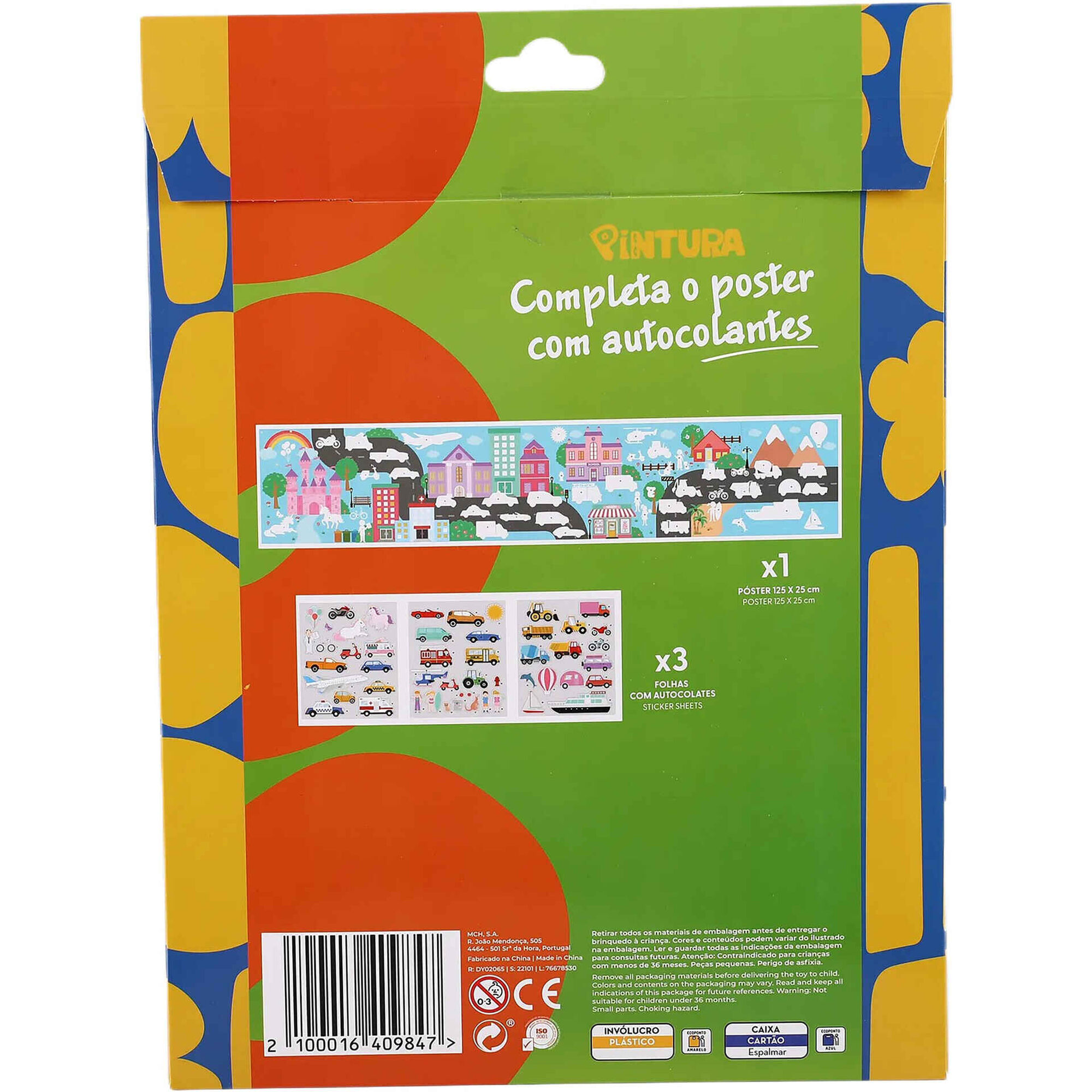 Kit Poster com Autocolantes (v&aacute;rios modelos)