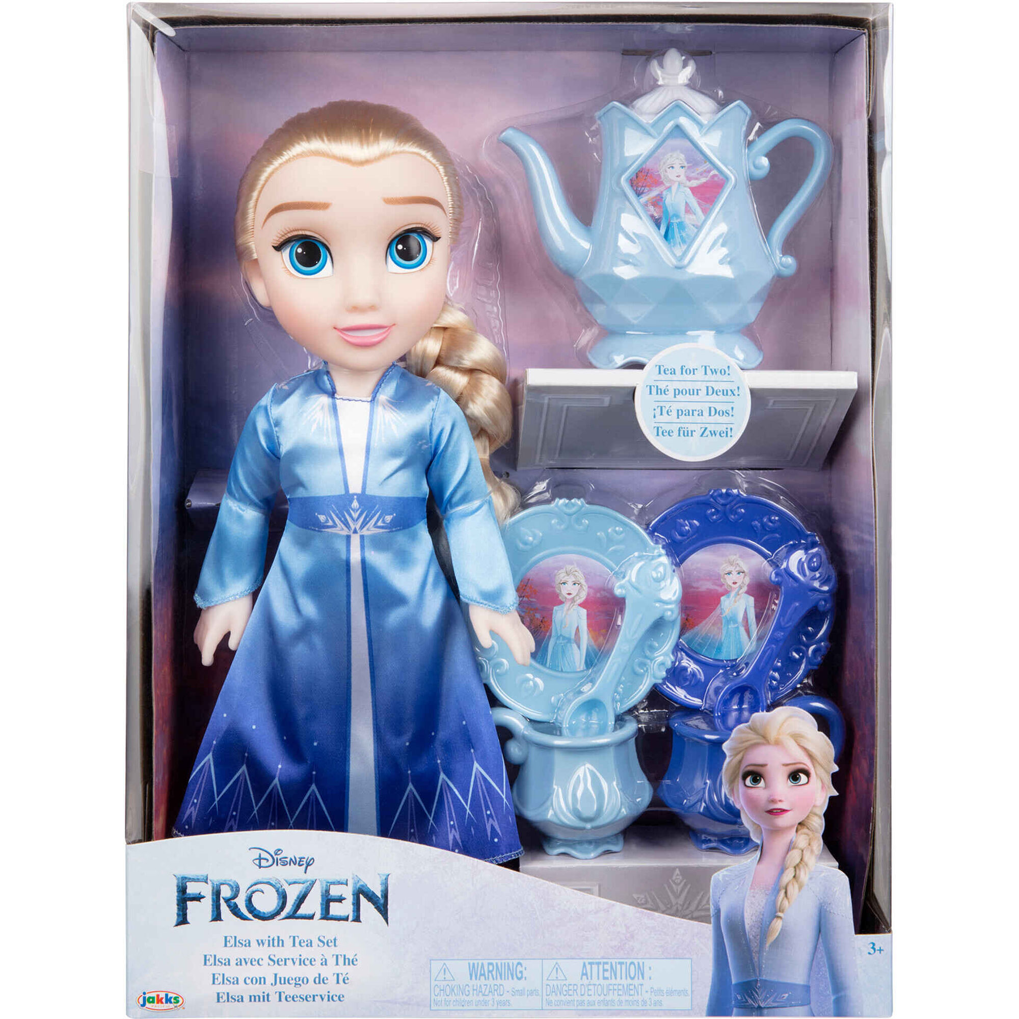 Boneca Elsa 38cm com Conjunto de Chá