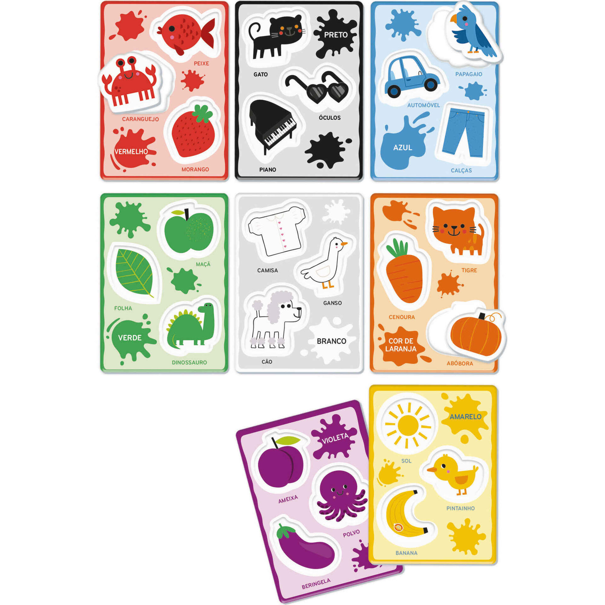 Clementoni - Jogo Montessori Palavras e Cores