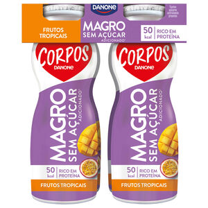 Iogurte Líquido Magro Frutos Tropicais Corpos Danone