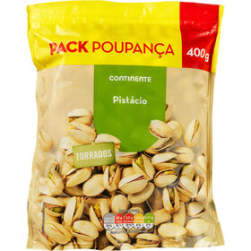 Pist&aacute;cio Torrado sem Sal Pack Poupan&ccedil;a Continente