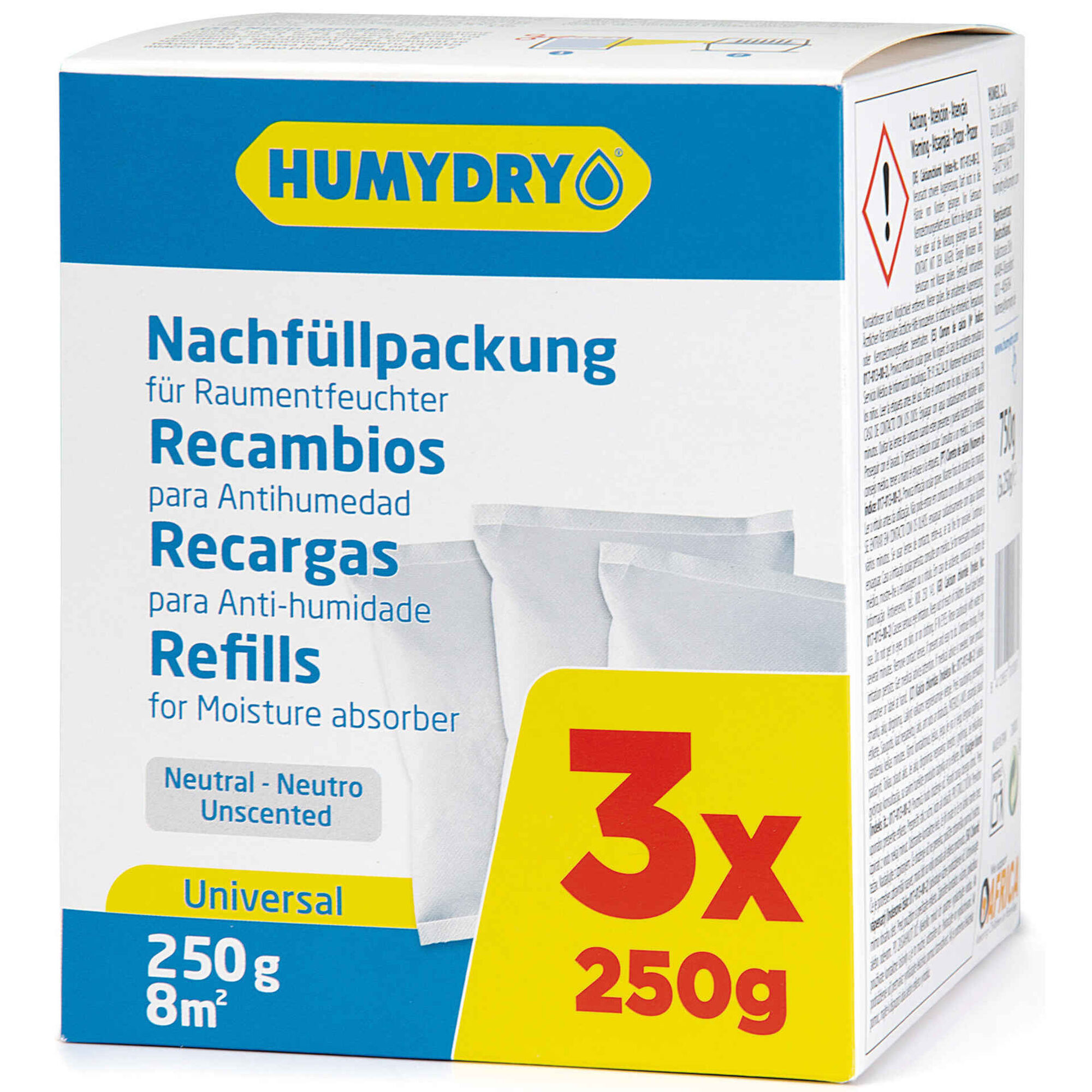 Recargas Desumidificador Inodoras