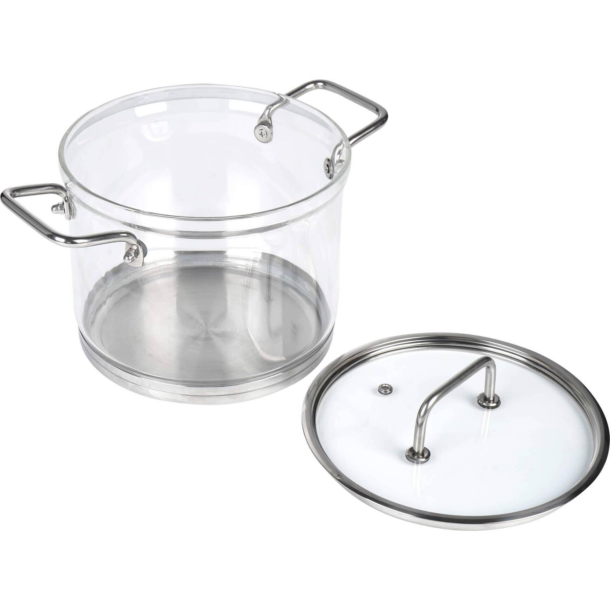 Panela Base Indu&ccedil;&atilde;o Vidro 4,5l Kasa