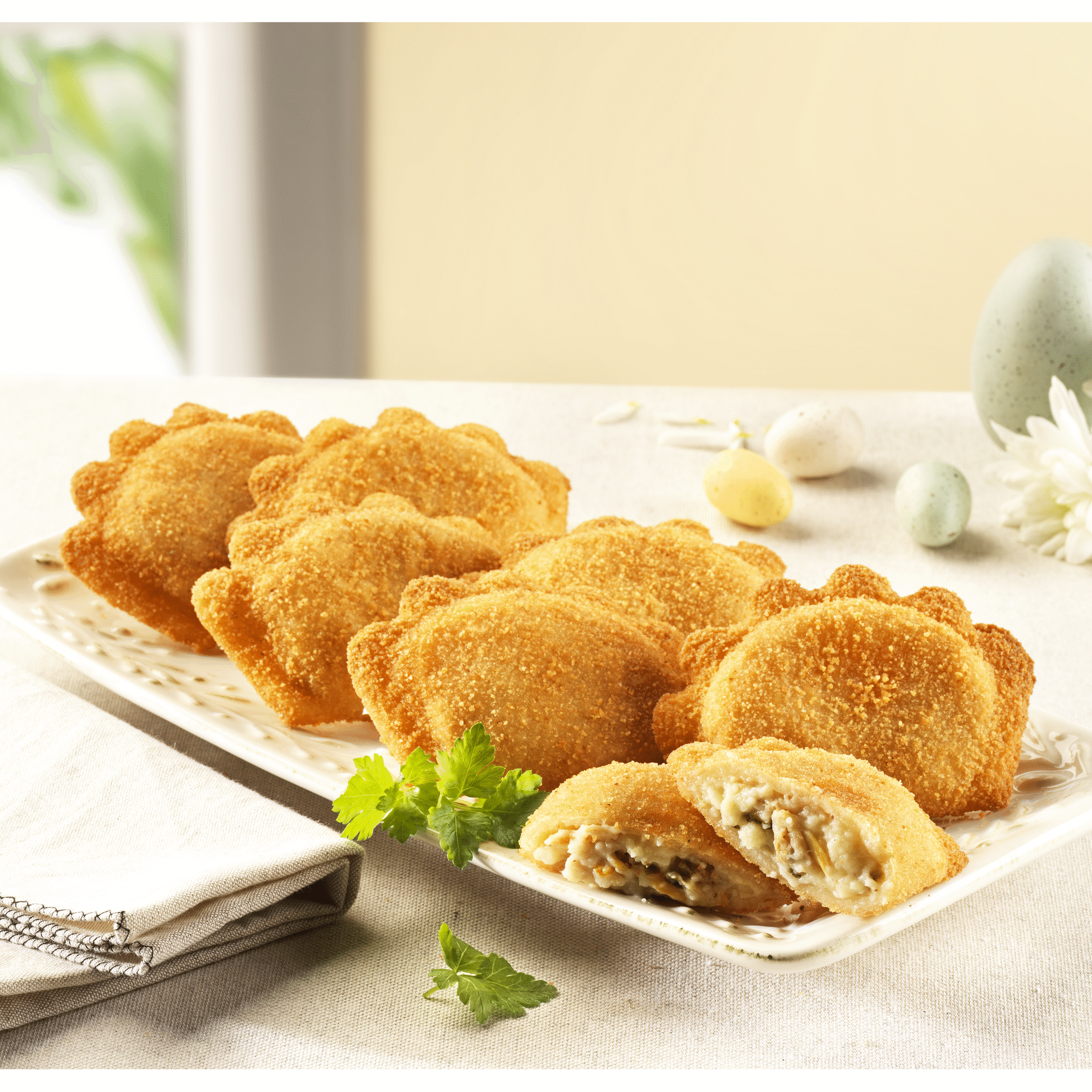 Rissol de Am&ecirc;ijoa &agrave; Bolh&atilde;o Pato  Cozinha Continente (Entregas para a P&aacute;scoa)