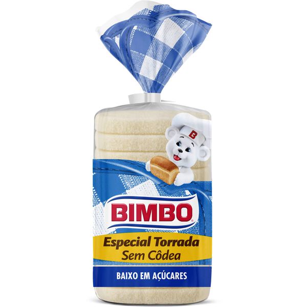 Pão de Forma sem Côdea Especial Torradas Bimbo