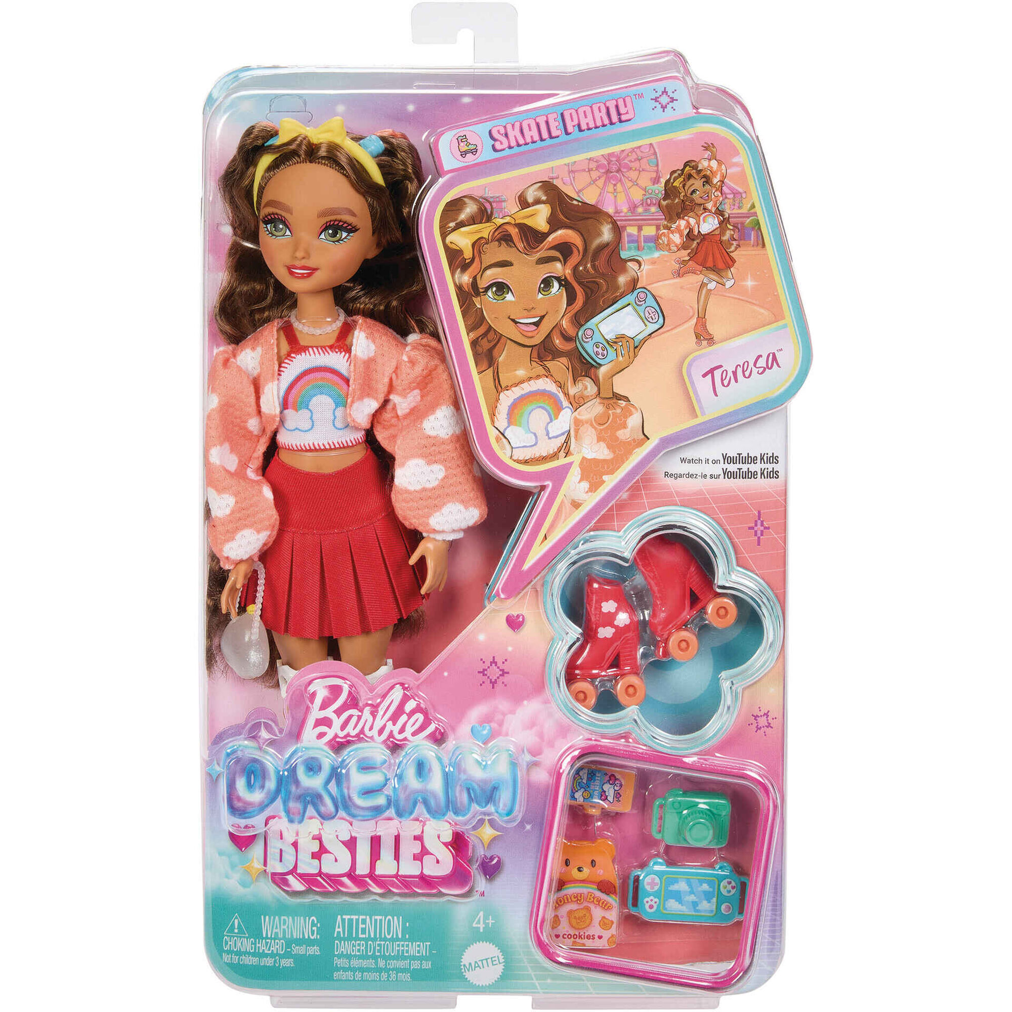 Boneca Barbie Dream Besties Teresa de Patins