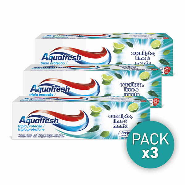Pasta de Dentes Eucalipto, Lima e Menta Aquafresh