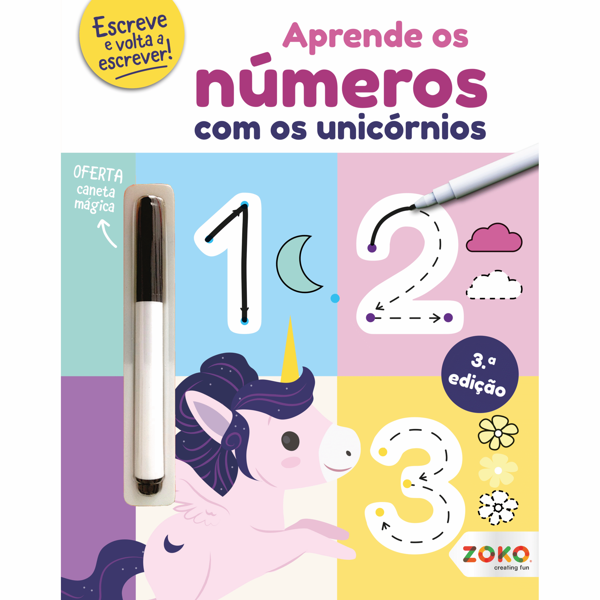 Aprende os Números com os Unicórnios Aprende os Números com os Unicórnios