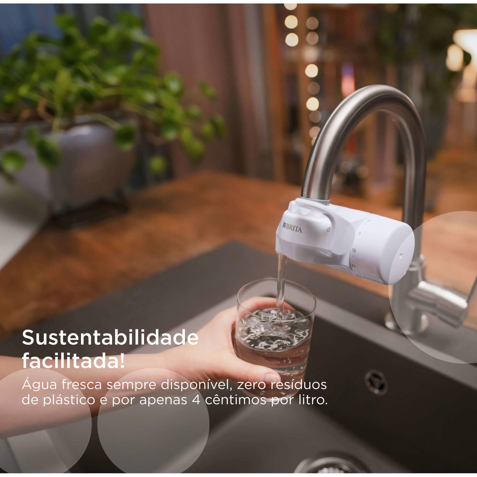 Sistema Filtra&ccedil;&atilde;o &Aacute;gua para Torneira On Tap Brita