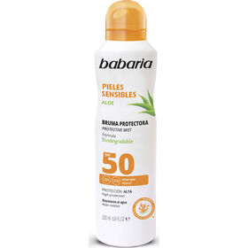Protetor Solar Bruma Pele Sens&iacute;vel Aloe FPS 50 Babaria