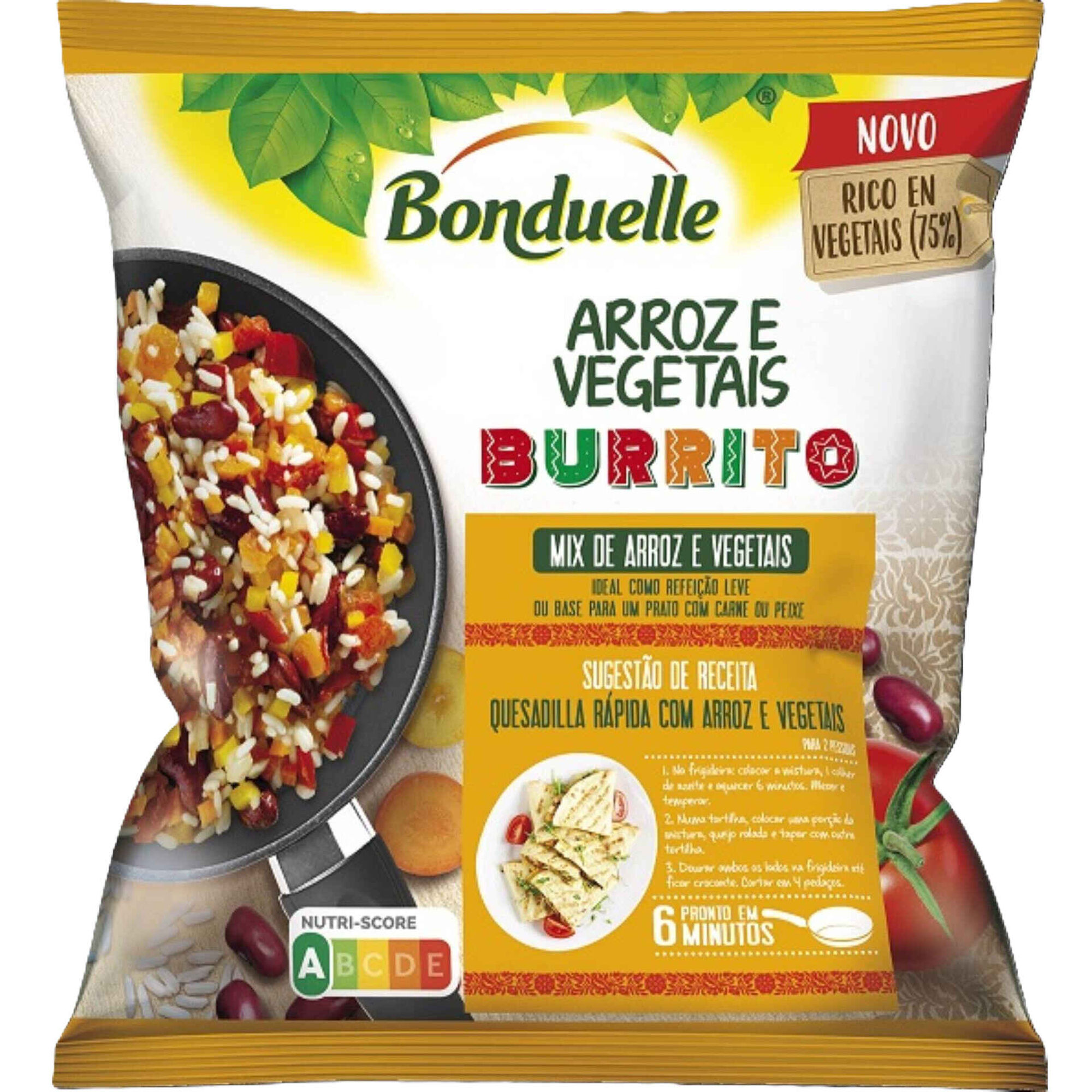 Burrito de Arroz com Legumes