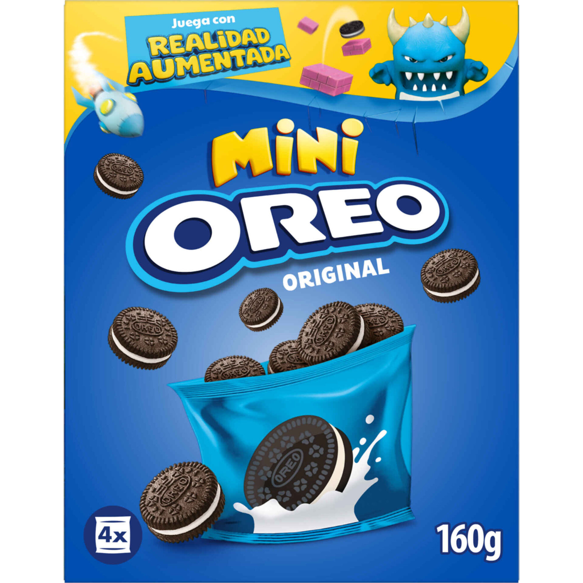 Bolachas Mini com Recheio de Creme Oreo