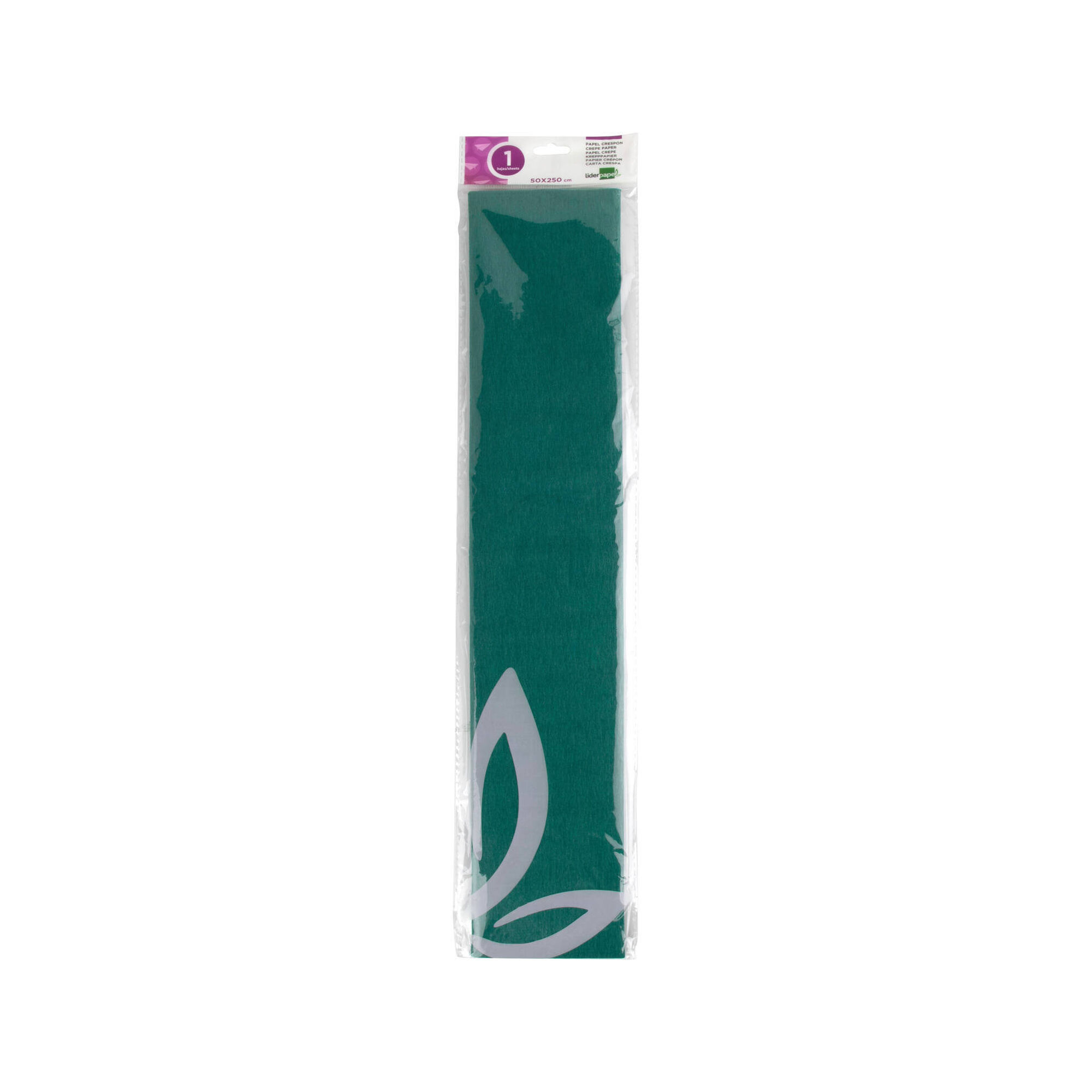 Papel Crepe Verde 50x25cm