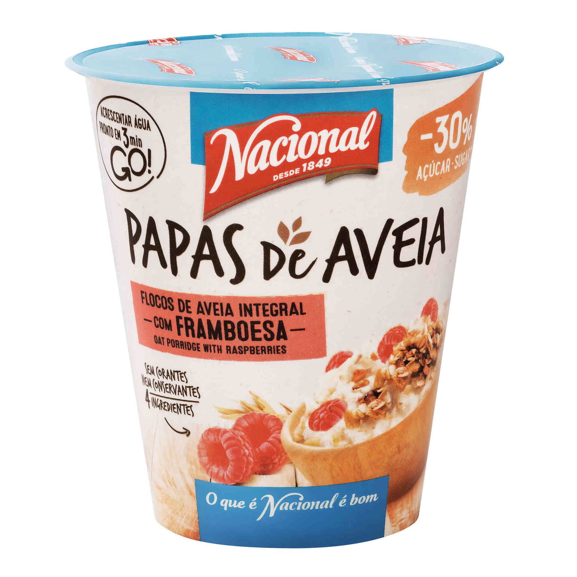 Papas de Aveia com Framboesa Papas de Aveia com Framboesa