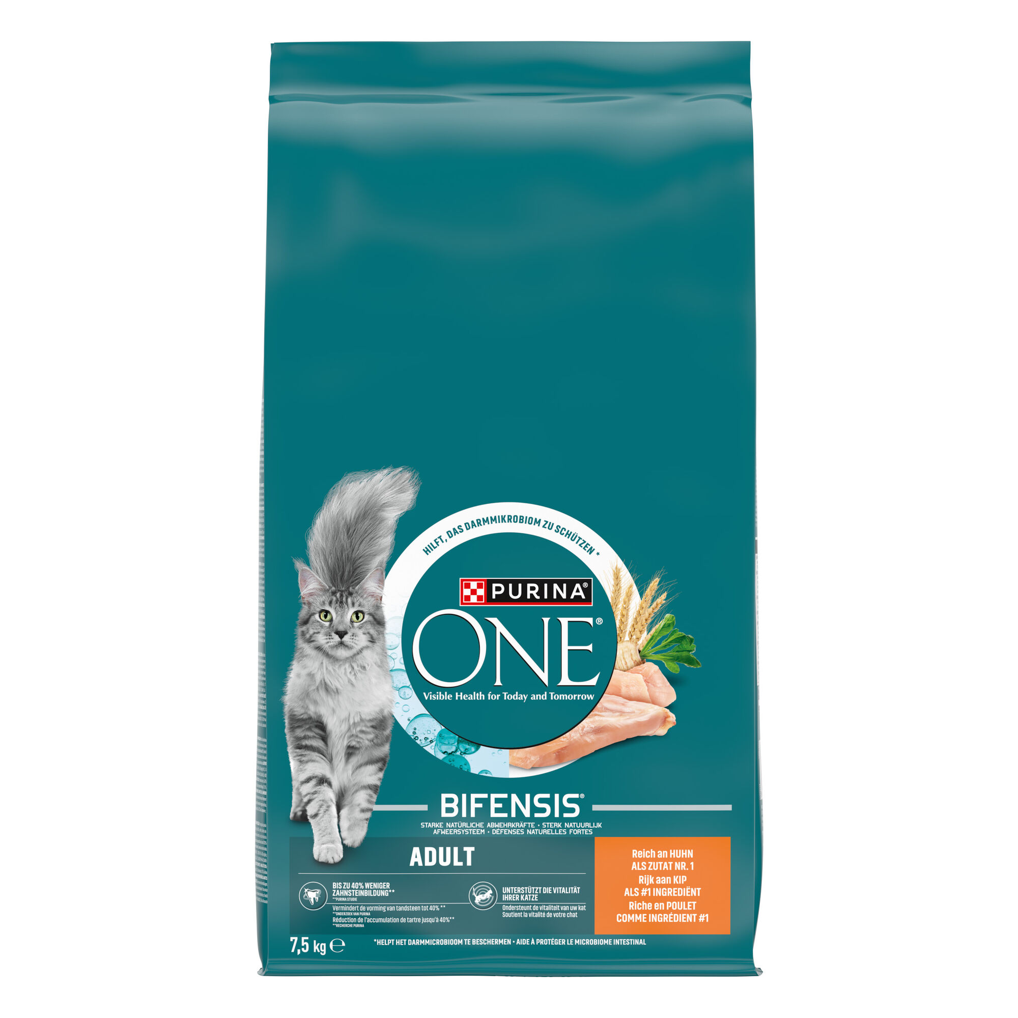 Ra&ccedil;&atilde;o para Gato Adulto Frango Purina One