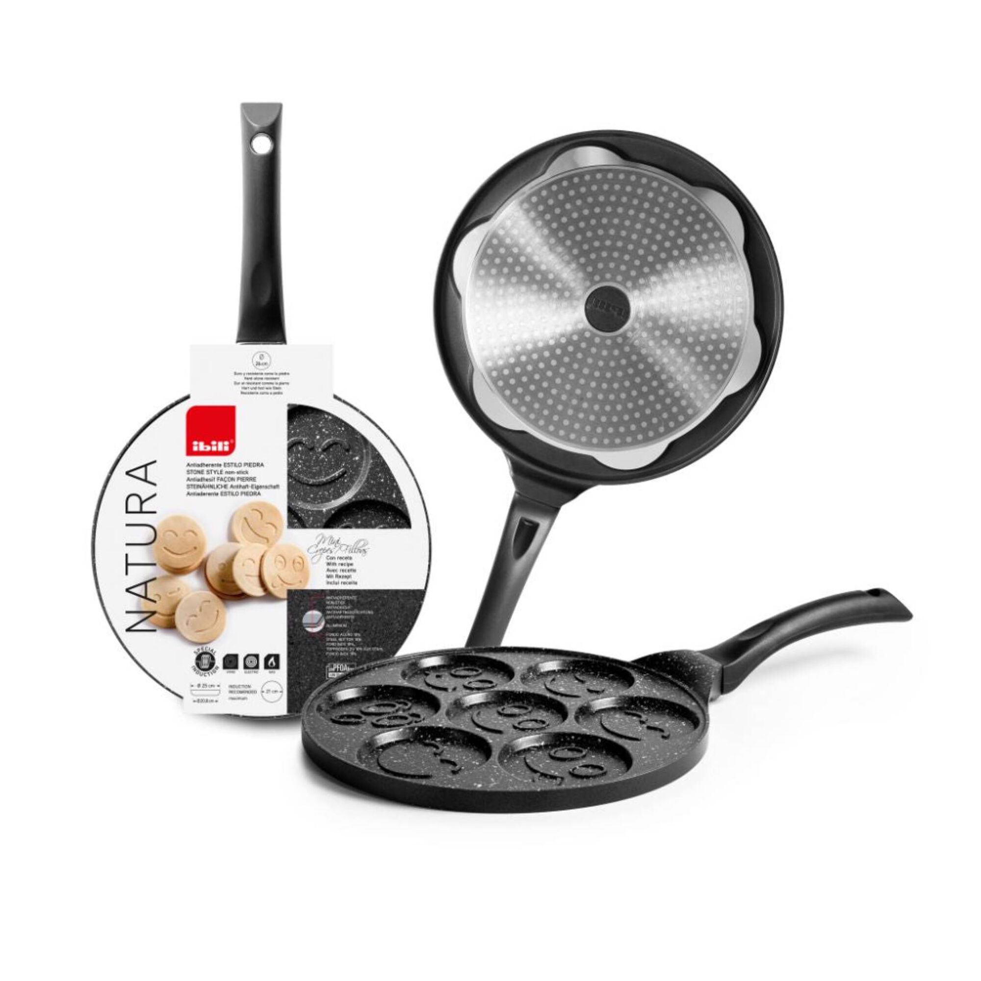 Frigideira 7 mini crepes Natura