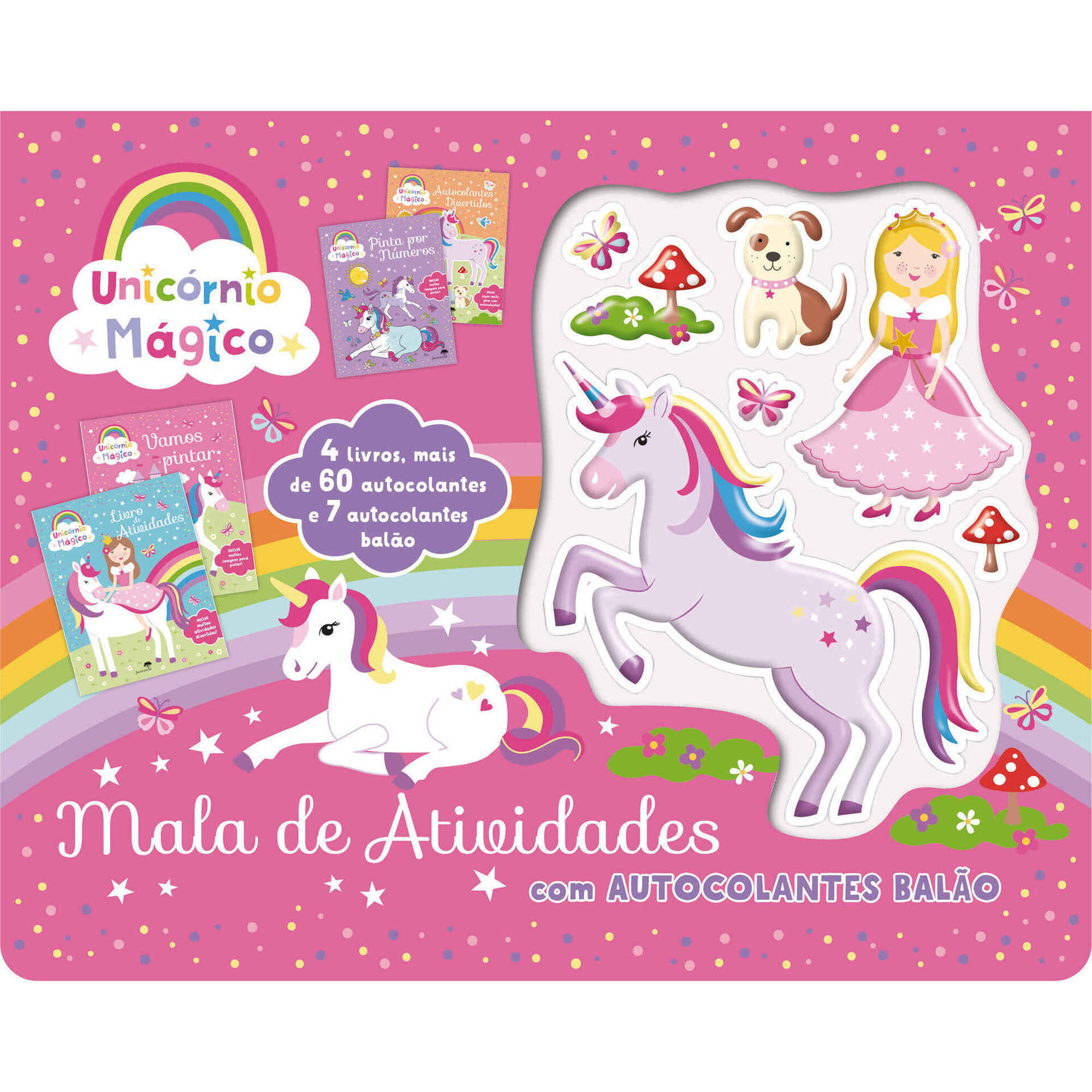Unicórnio Mágico - Mala de Atividades com Autocolantes