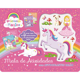Unic&oacute;rnio M&aacute;gico - Mala de Atividades com Autocolantes