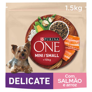 Ração para Cão Adulto Mini Delicate Salmão e Arroz Purina One Mini