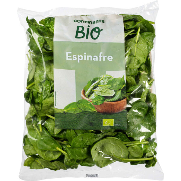 Espinafre Biológico Continente Bio
