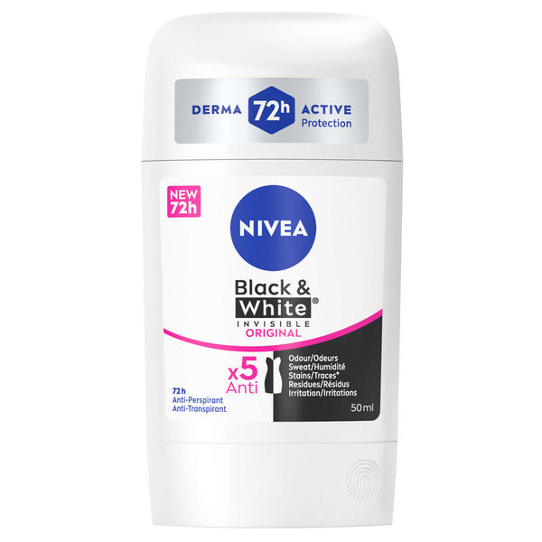 Desodorizante Stick Black & White Original 72H Nivea
