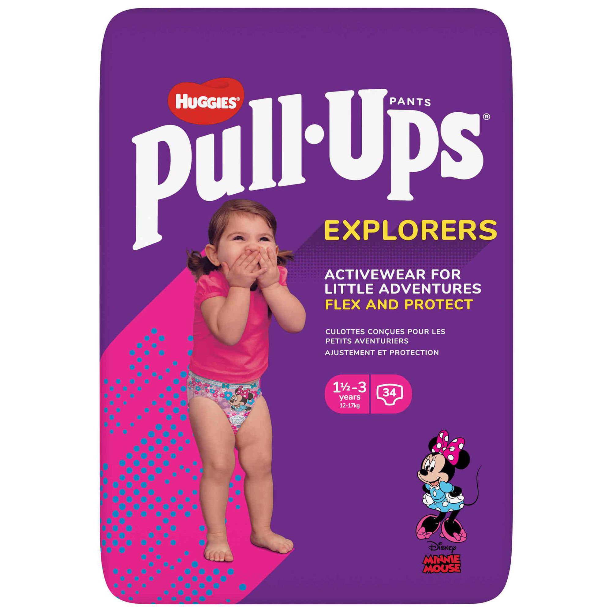 Fraldas Cueca Pull Ups Menina 12-17kg 1-3 Anos Fraldas Cueca Pull Ups Menina 12-17kg 1-3 Anos