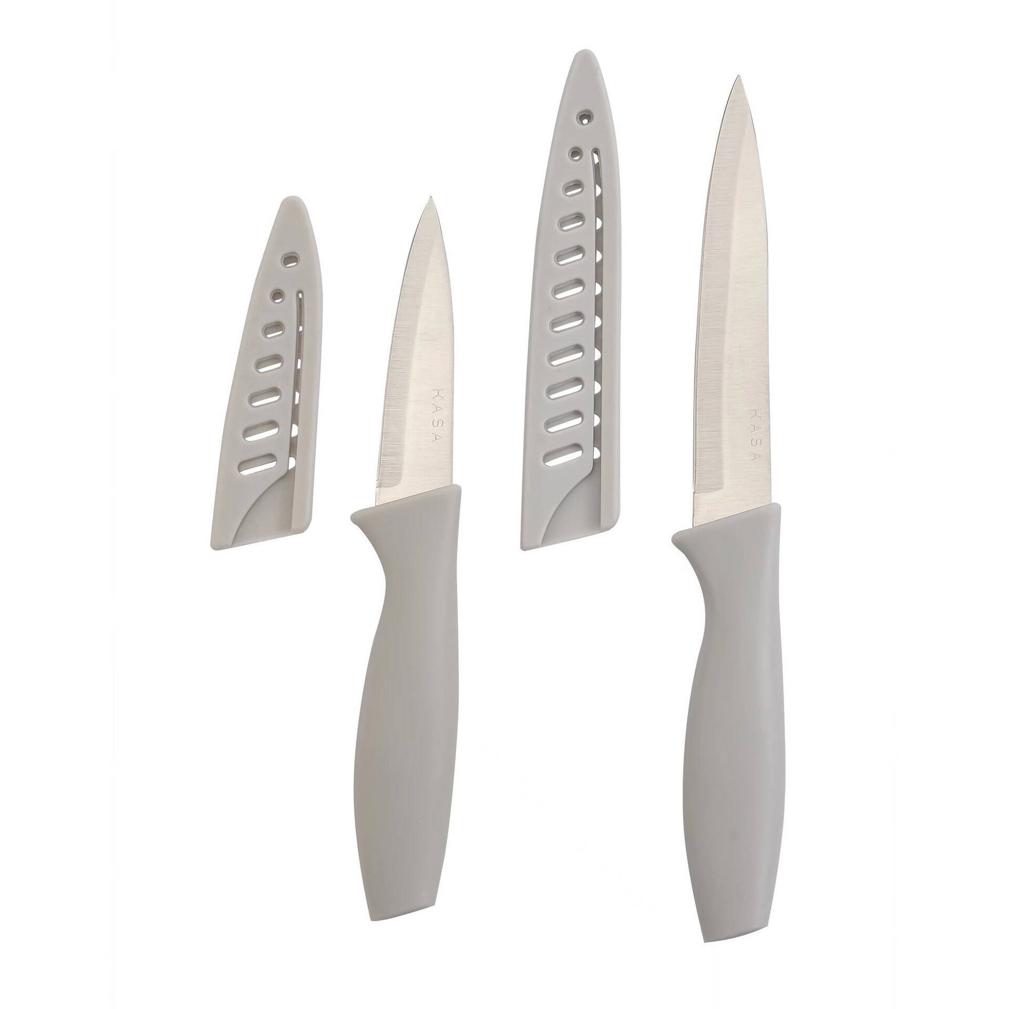 Conjunto 2 Facas com Proteção (várias cores) Conjunto 2 Facas com Proteção (várias cores)