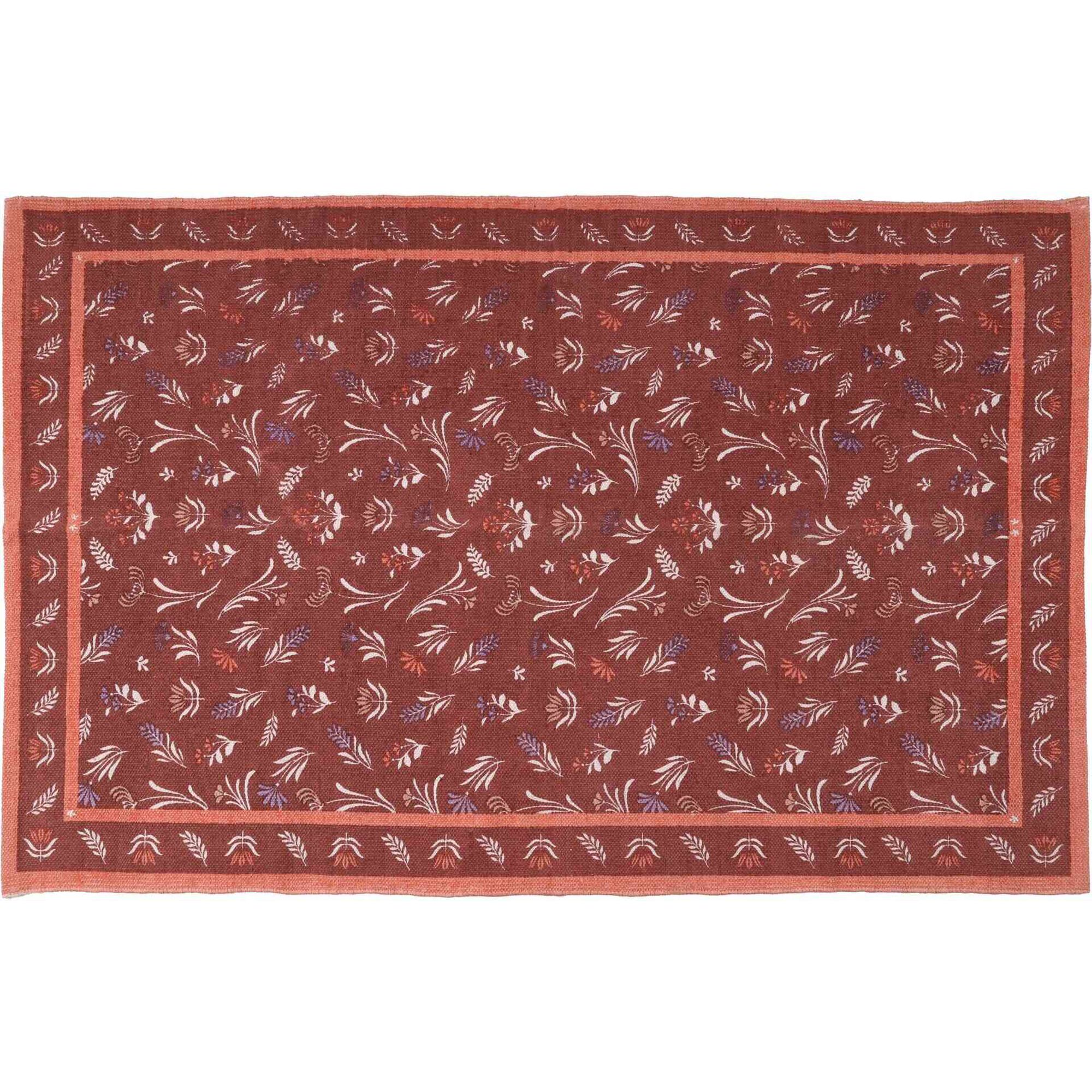 Tapete Desgastado 90x150cm Rosa