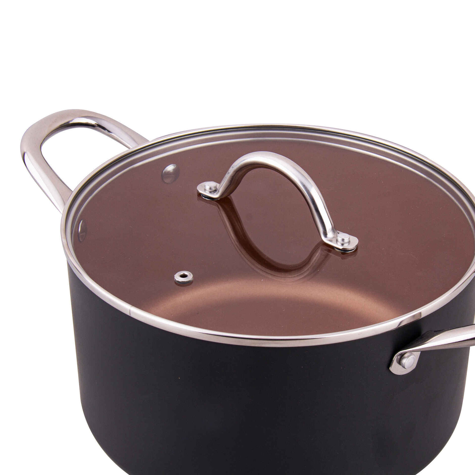 Ca&ccedil;arola Antiaderente Alum&iacute;nio Forno Copper