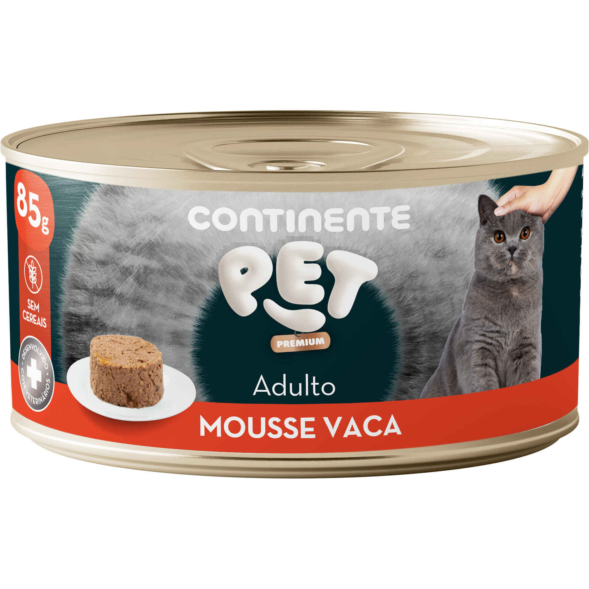 Comida H&uacute;mida para Gato Adulto Mousse Vaca