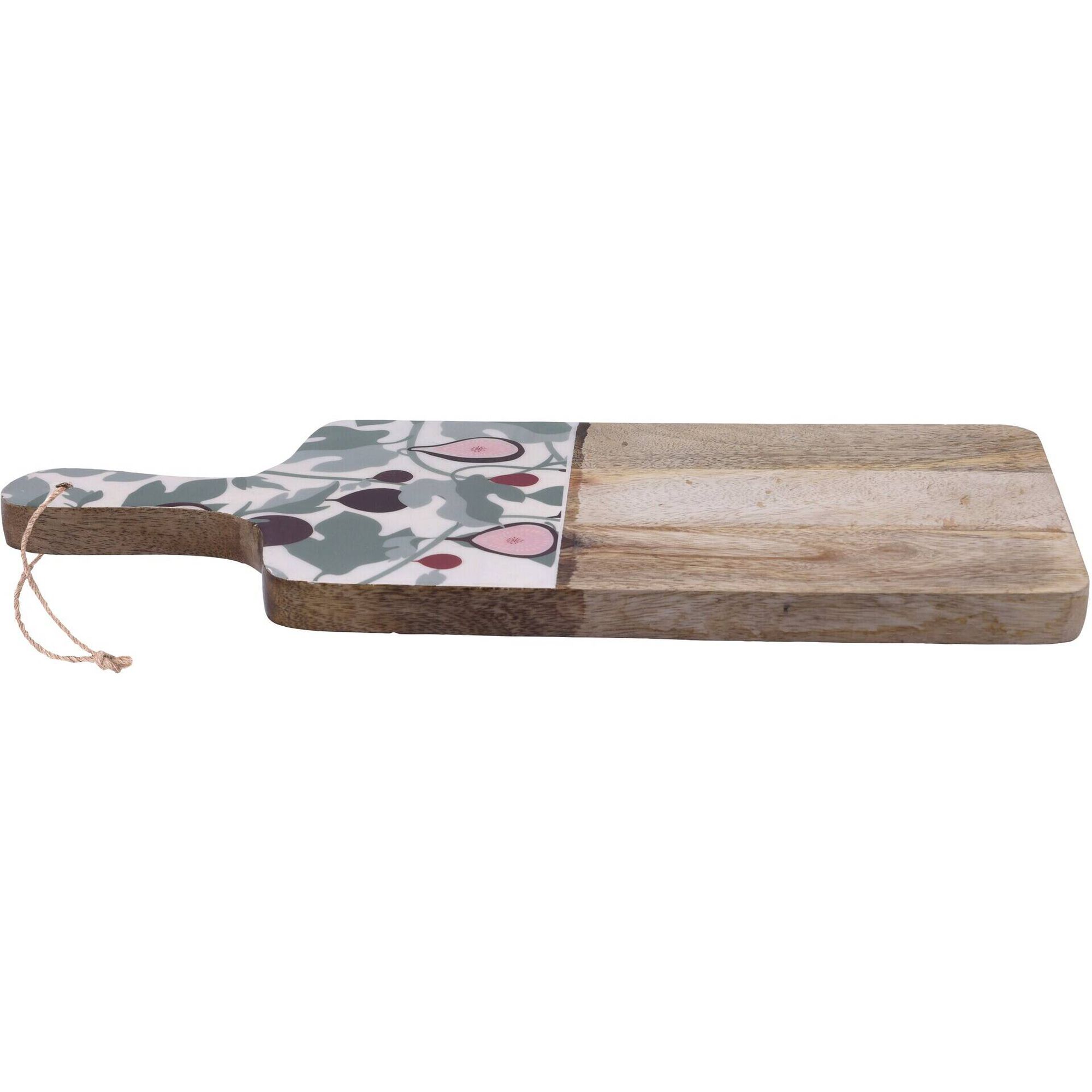 T&aacute;bua Retangular 41x15x2cm Cru Figos Jardim Secreto Kasa