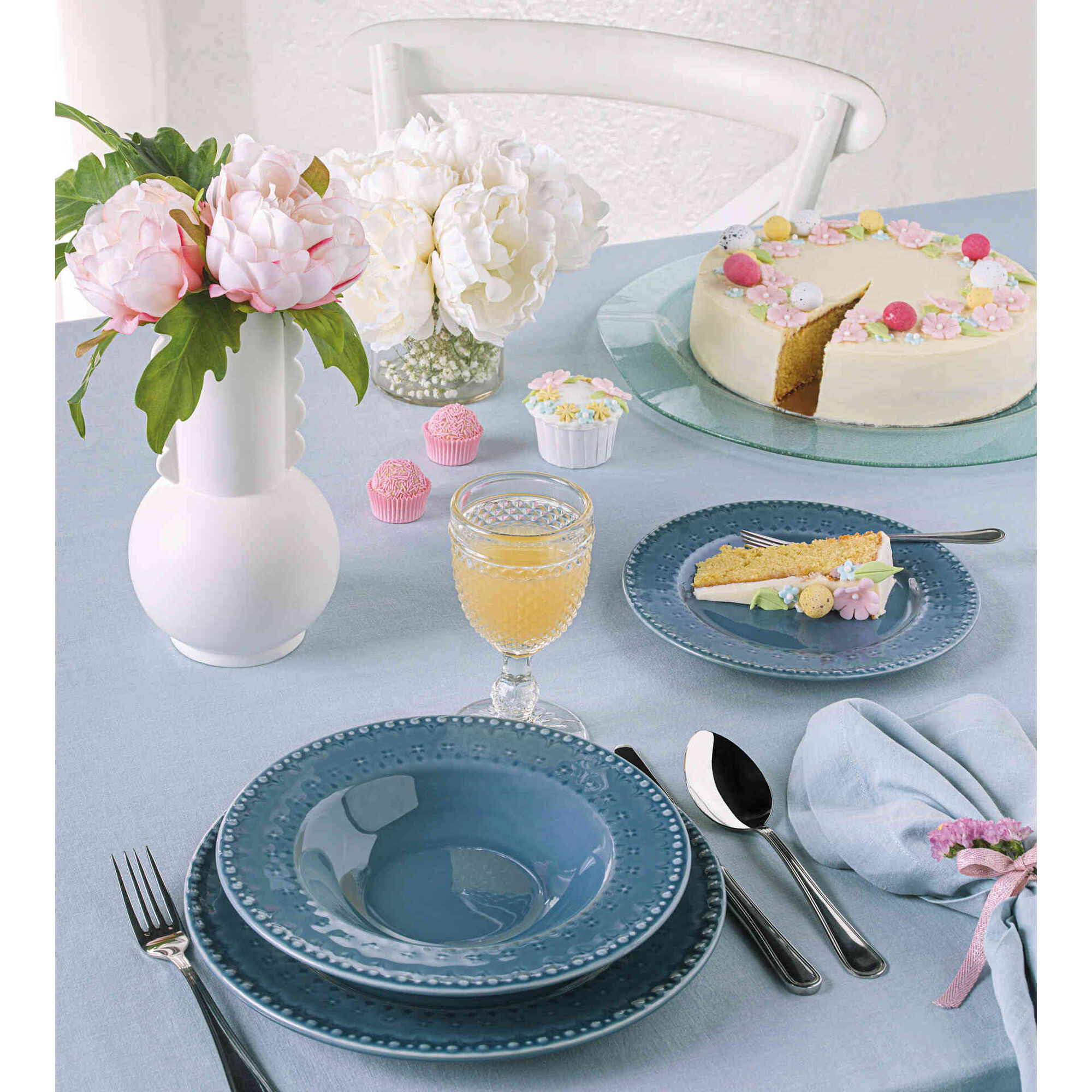 Haste Artificial Pe&oacute;nias Rosa