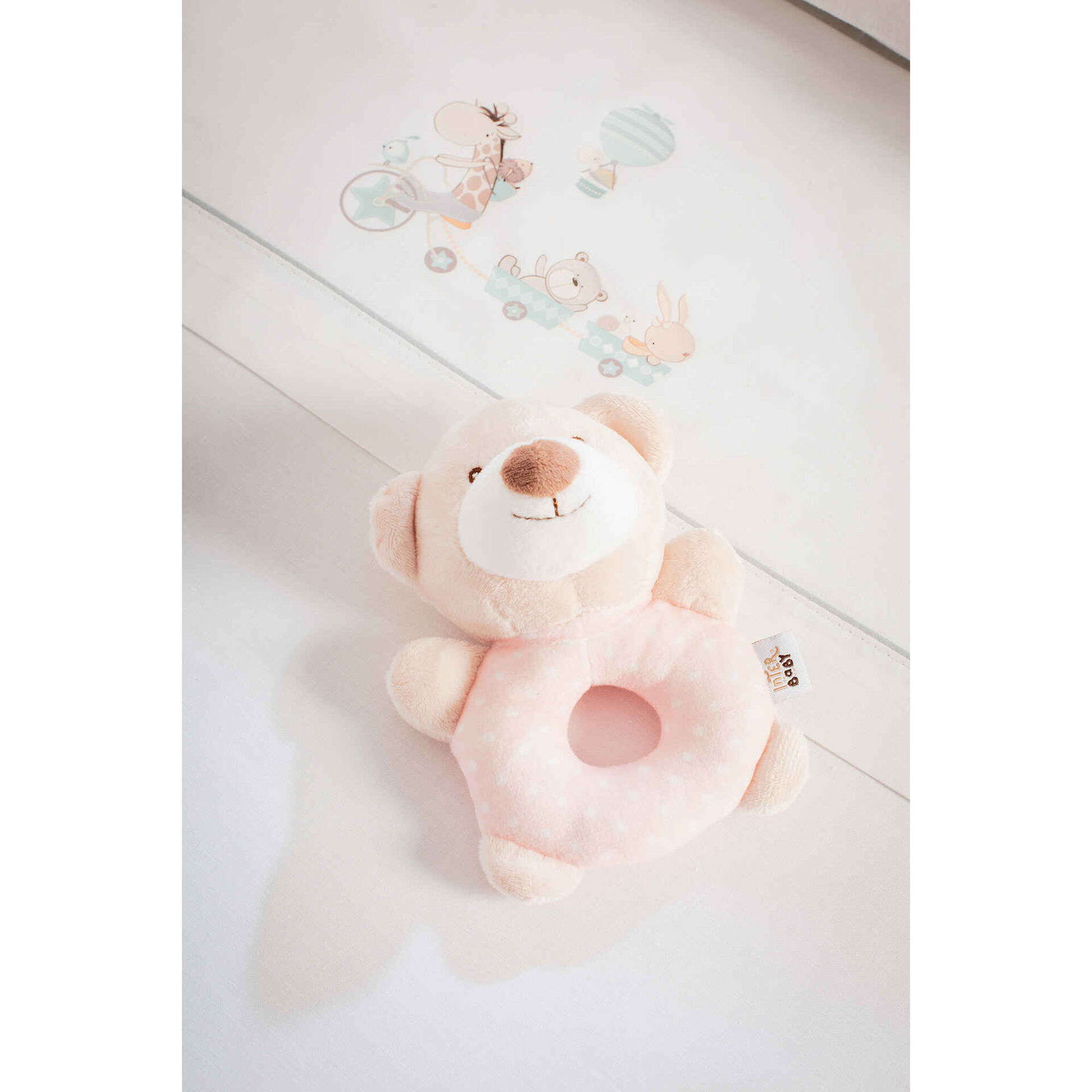 Peluche com Guizos Rosa