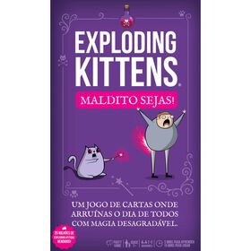 Mebogames - Jogo de Cartas Exploding Kittens - Maldito Sejas