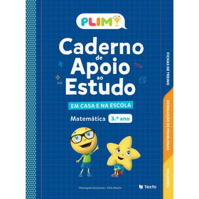 PLIM! Caderno de Apoio ao Estudo - Matem&aacute;tica - 3.&ordm; Ano