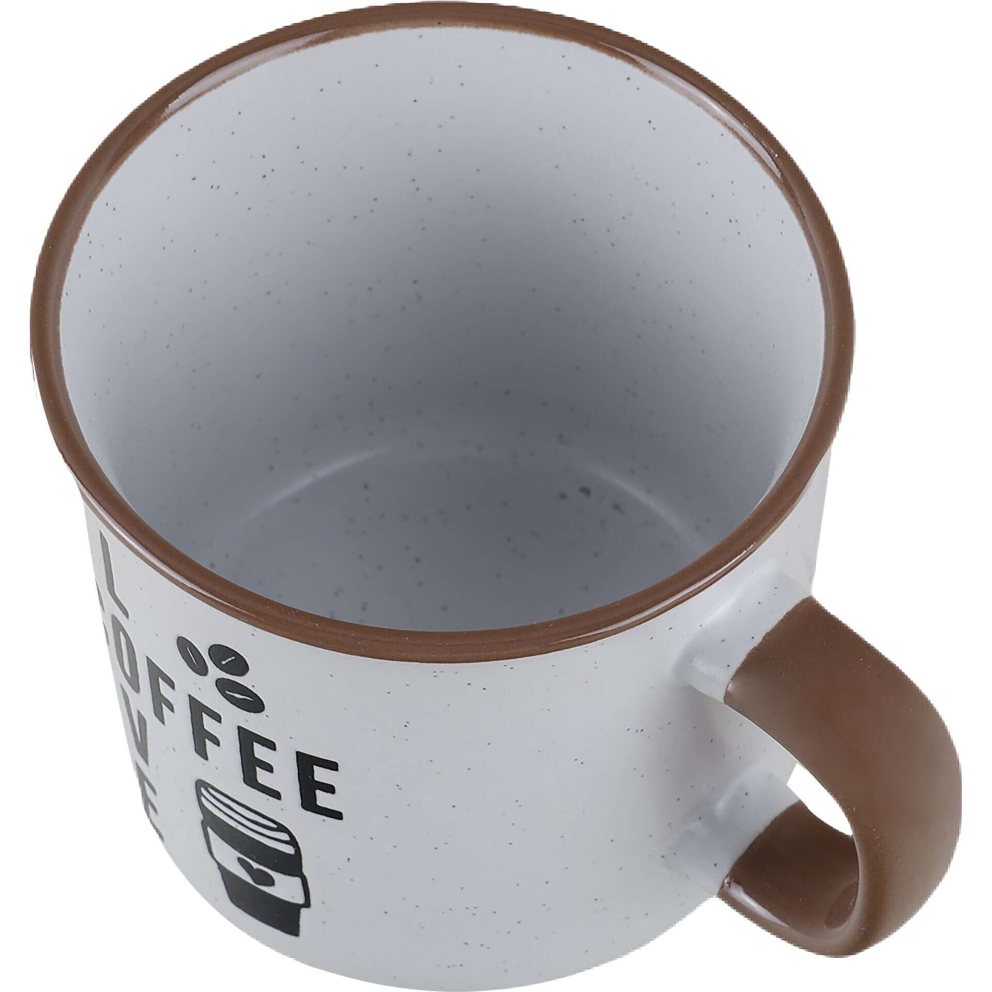 Caneca 285ml Love Coffee Branca Kasa