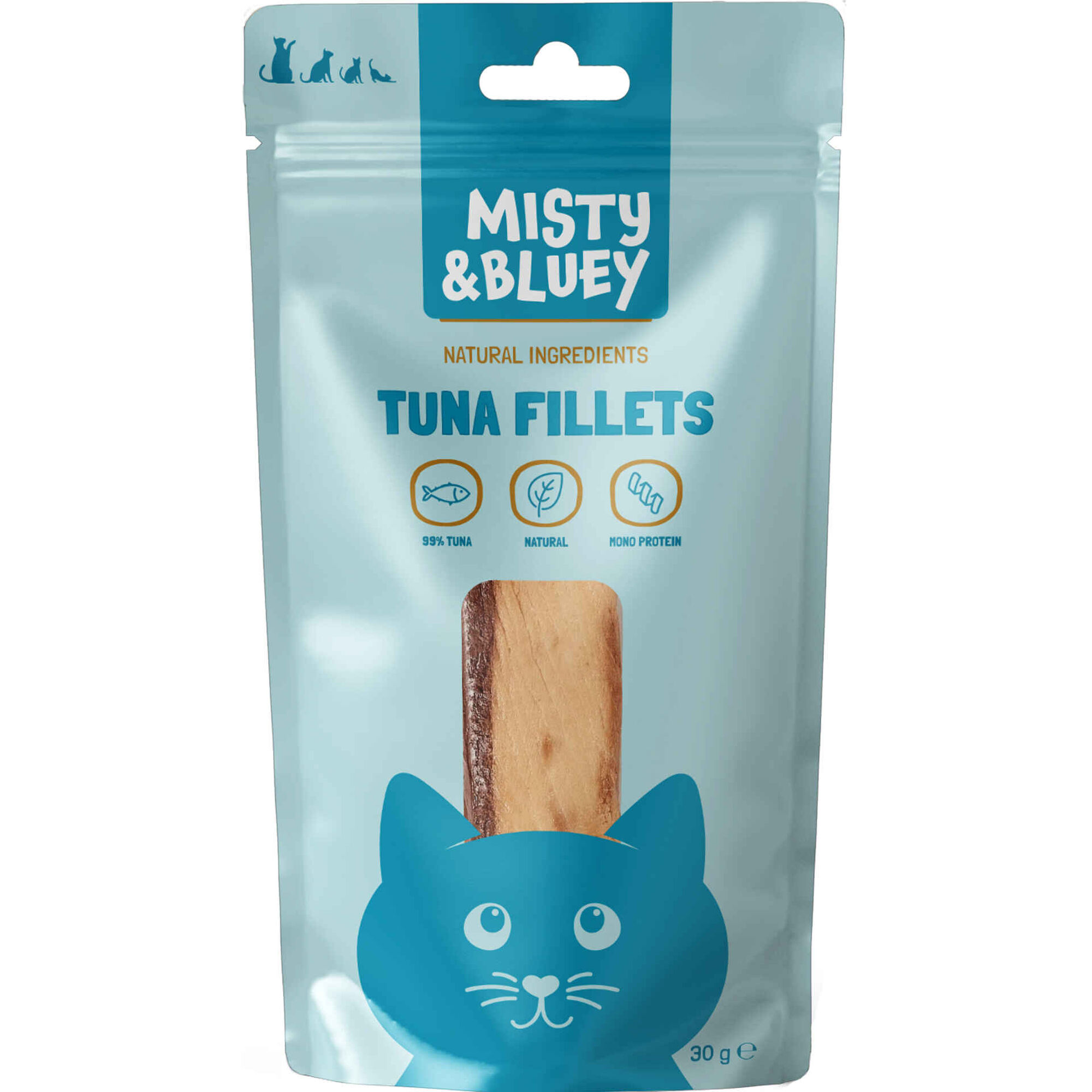 Snack para Gato Filete Atum Misty & Bluey