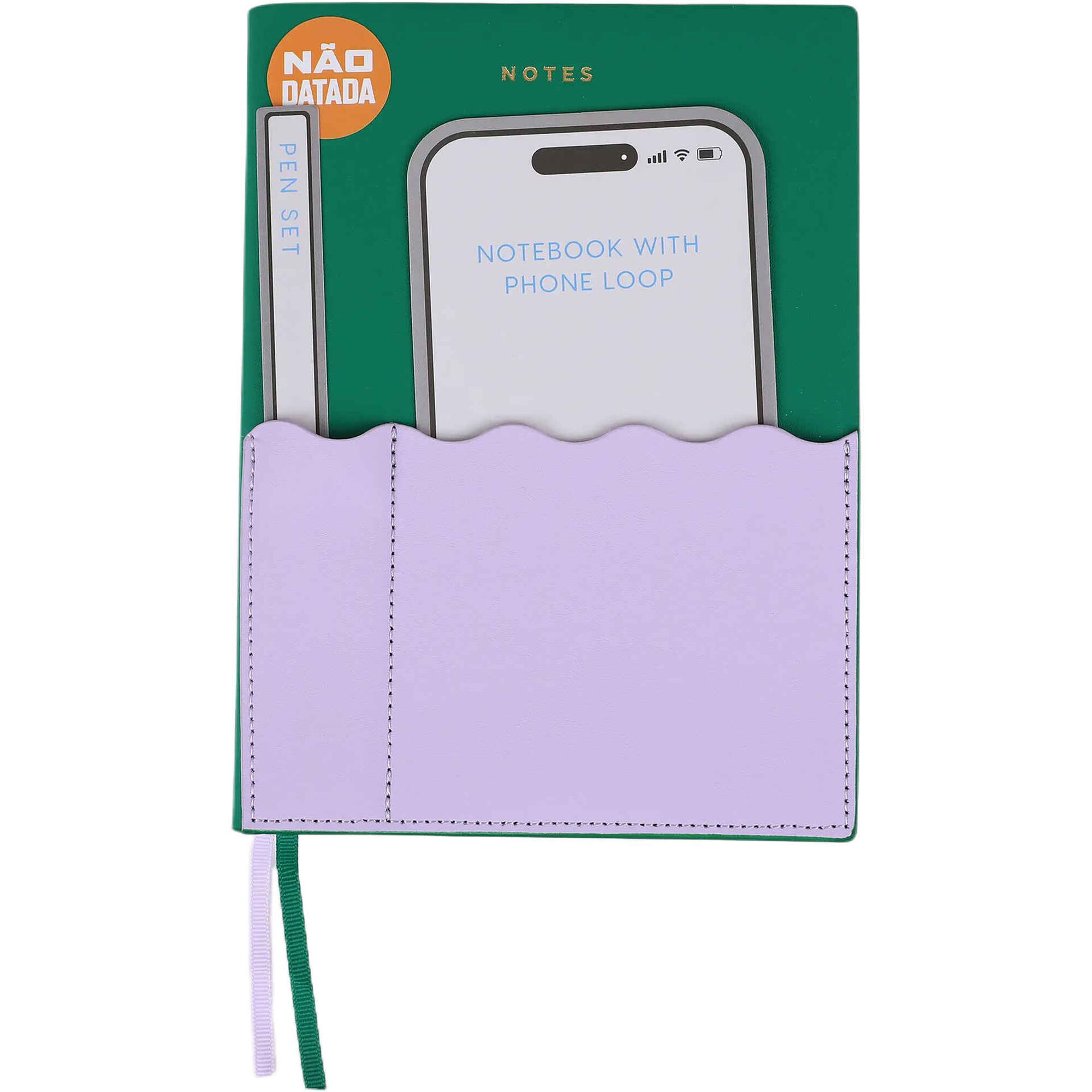 Agenda A5 com Bolso para Telem&oacute;vel (v&aacute;rias cores) Note!