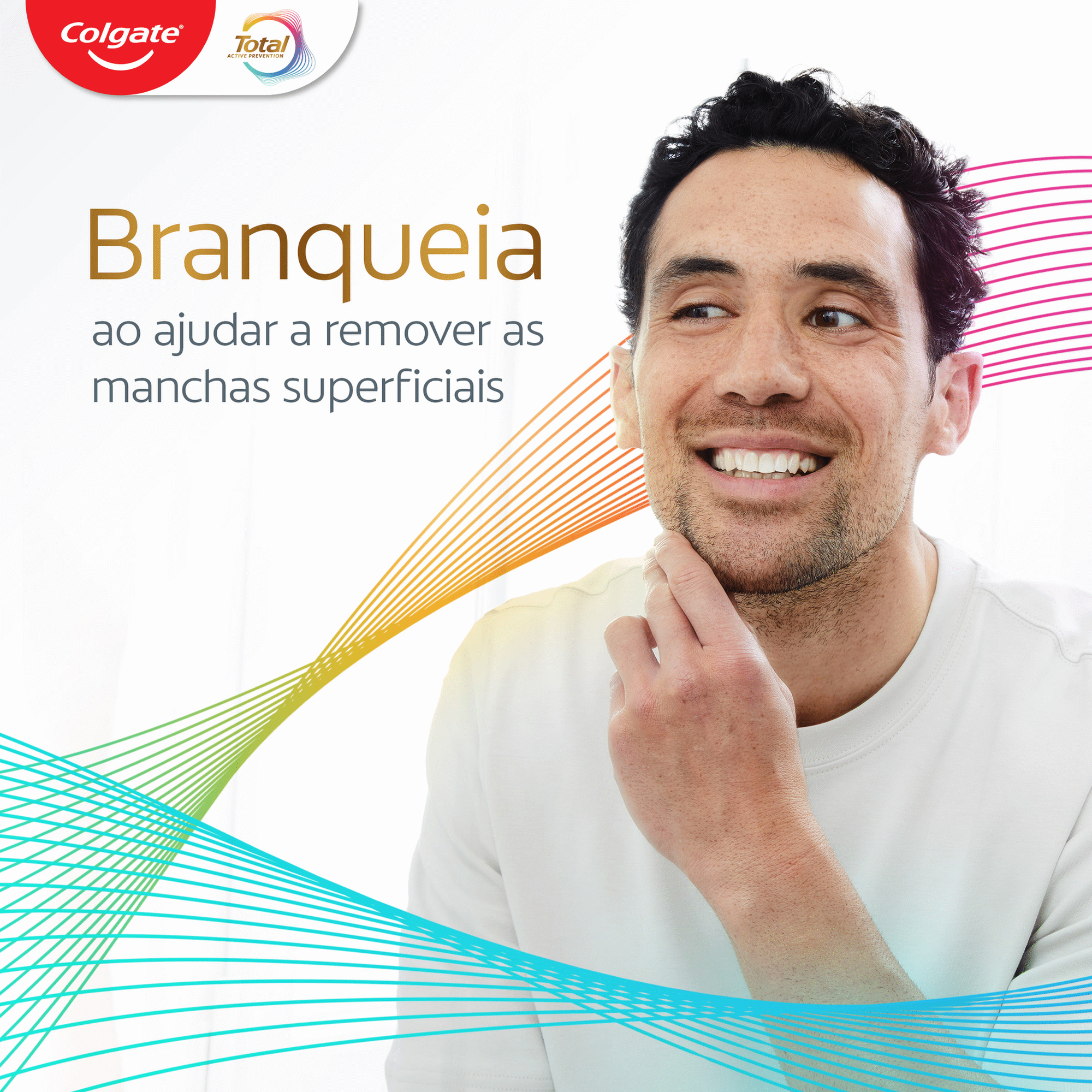 Pasta de Dentes Prote&ccedil;&atilde;o Total Branqueadora