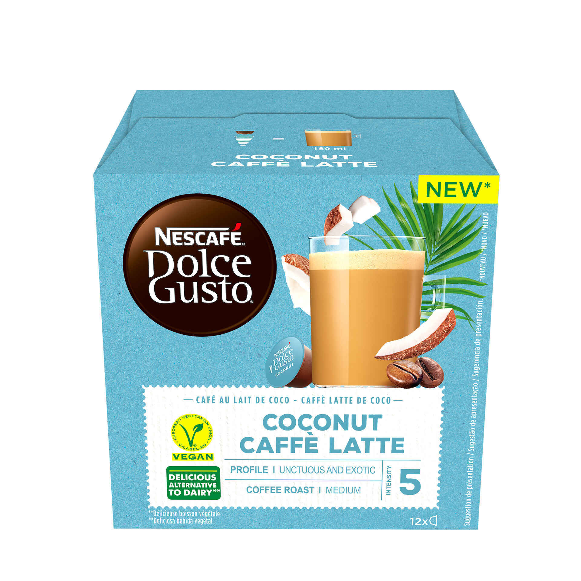 Cápsulas de Café Latte Coco Int 5 emb. 12 un - Dolce Gusto | Continente